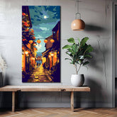 Painting by numbers Asia Chinese lanterns in the evening